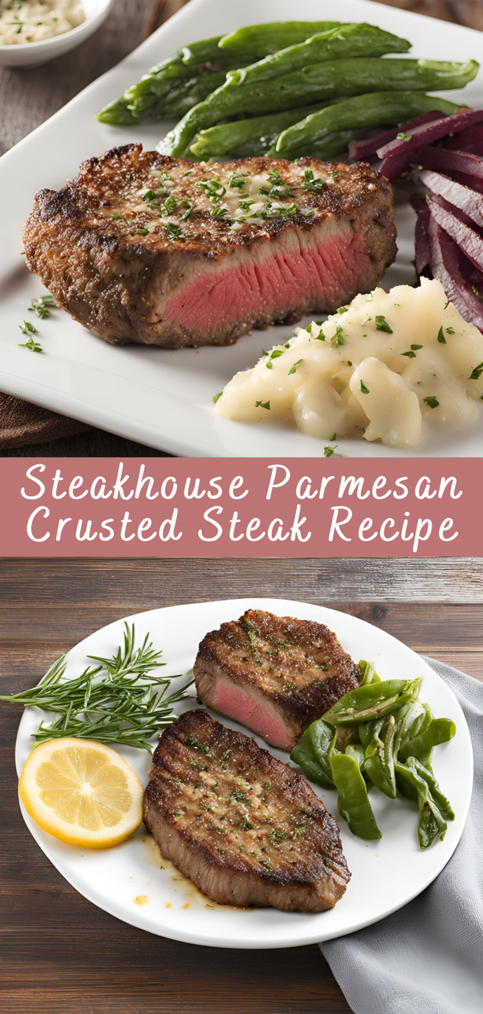 Steakhouse Parmesan Crusted Steak Recipe | Cheff Recipes - Newmans Own Steakhouse Style Recipe