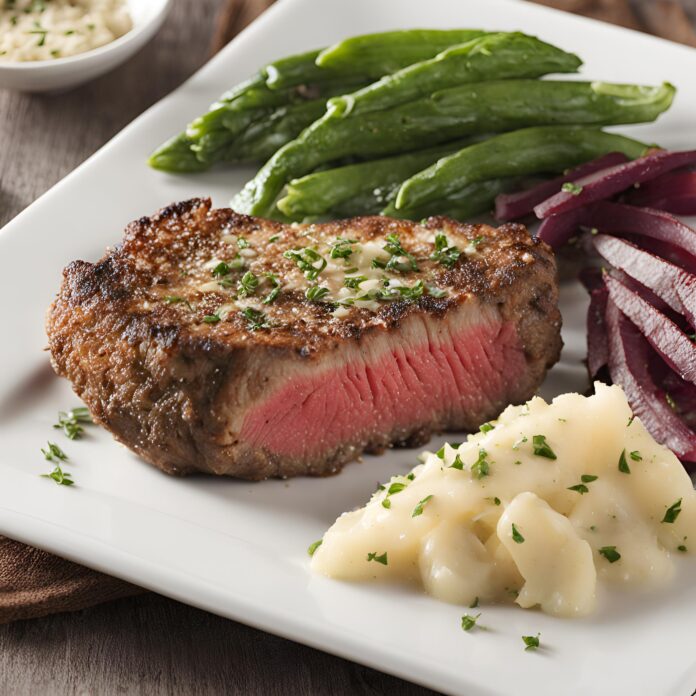 Steakhouse Parmesan Crusted Steak Recipe