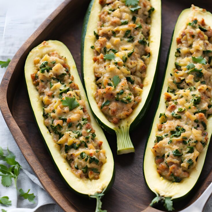 Turkey Stuffed Zucchini Recipe