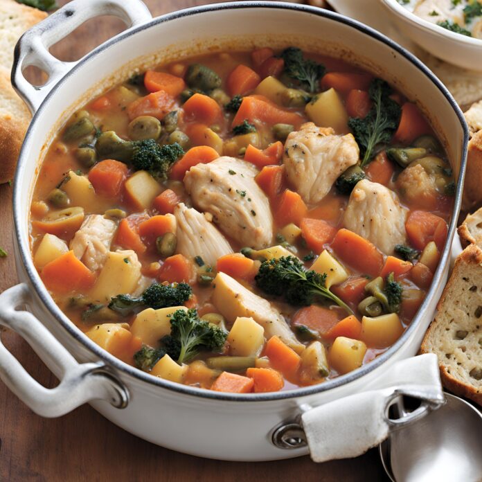 Tuscan Vegetable Chicken Stew Recipe