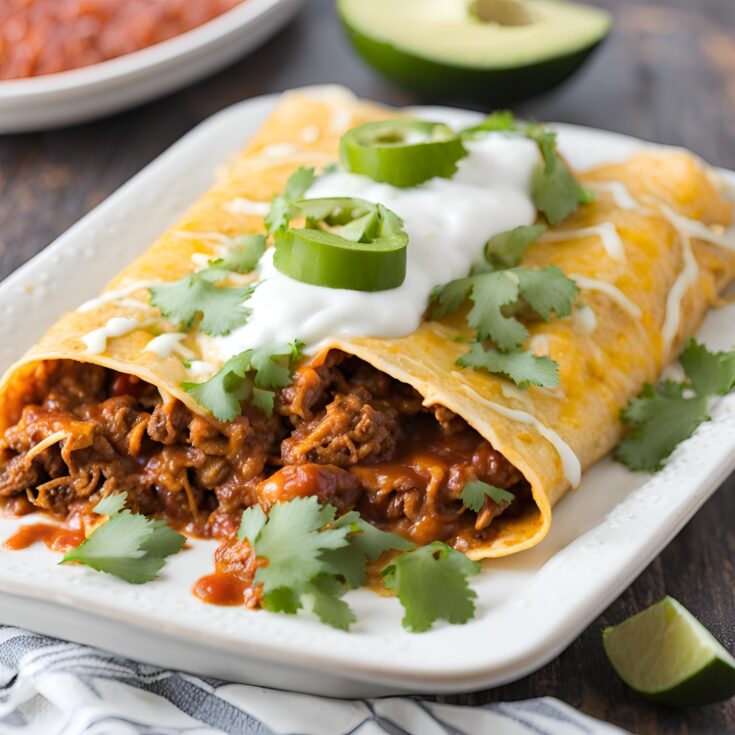 5 Ingredient Beef Enchiladas Recipe