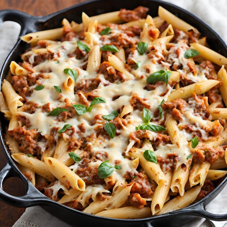 Baked Penne with Italian Sausage Recipe