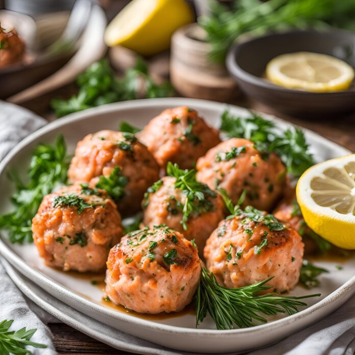 Baked Salmon Meatballs Recipe