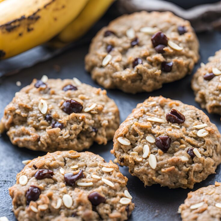 Banana Oatmeal High Protein Breakfast Cookies Recipe