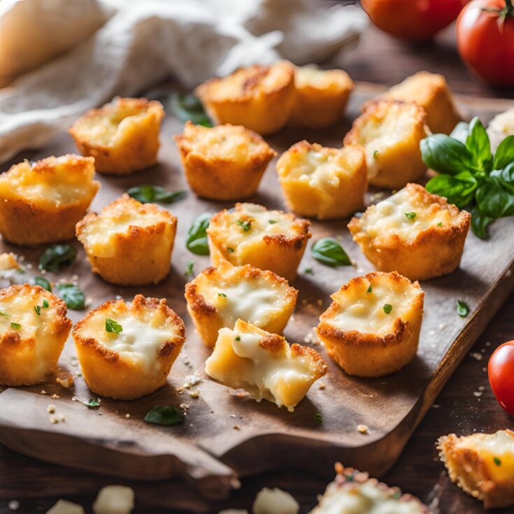 Cheesy Parmesan Mozzarella Bites Recipe