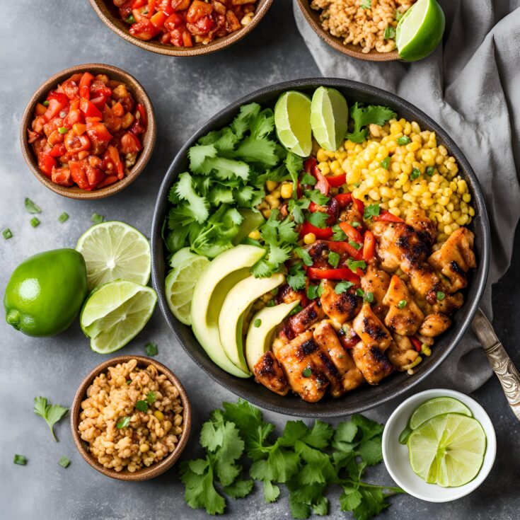 Chili Lime Chicken Bowls Recipe