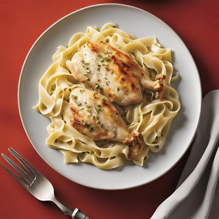 Classic Chicken with Buttered Noodles Recipe