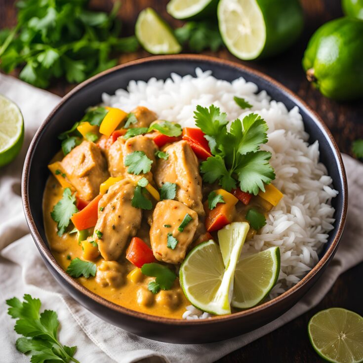 Coconut Curry Chicken Rice Bowls Recipe