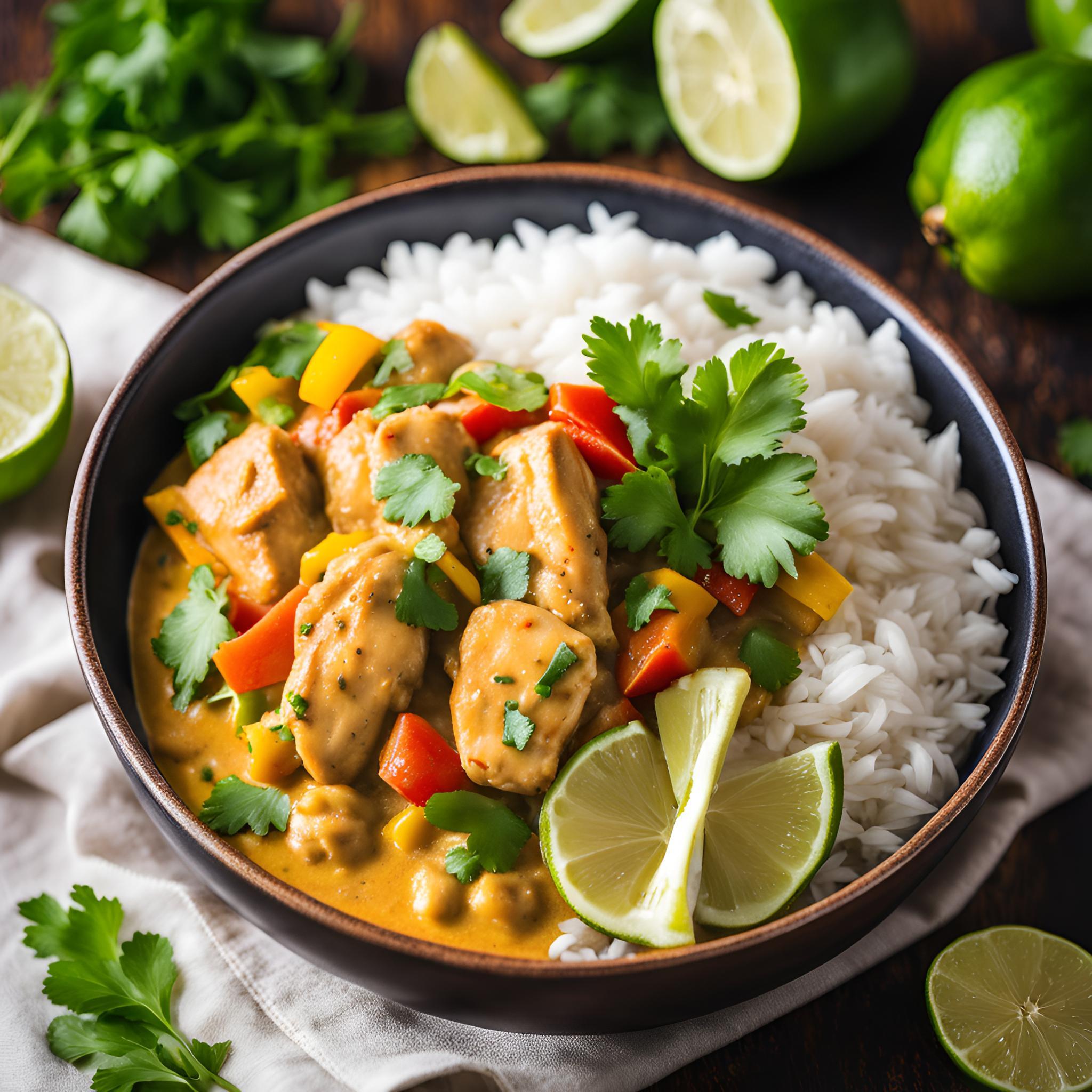 Coconut Curry Chicken Rice Bowls Recipe | Cheff Recipes