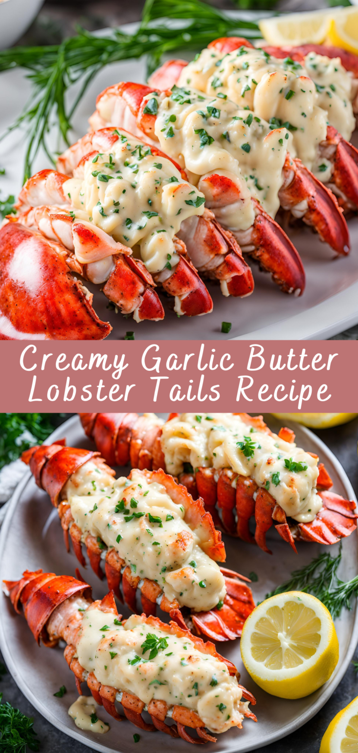 Creamy Garlic Butter Lobster Tails Recipe Cheff Recipes