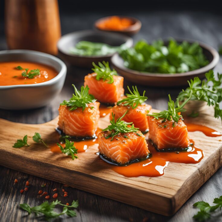 Crispy Bang Bang Salmon Bites Recipe