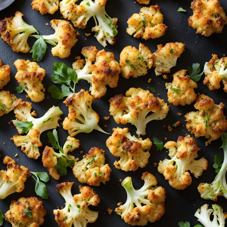 Crispy Parmesan Roasted Cauliflower Recipe