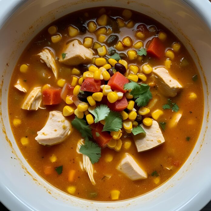 Crock Pot Mexican Chicken Corn Chowder Recipe