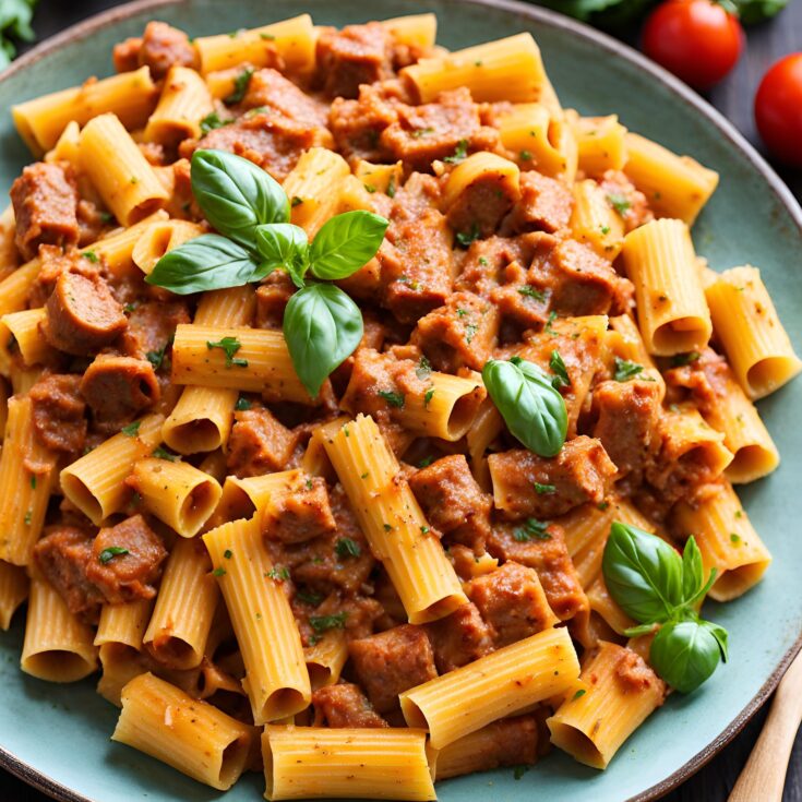 Easy Italian Sausage Rigatoni Pasta Recipe