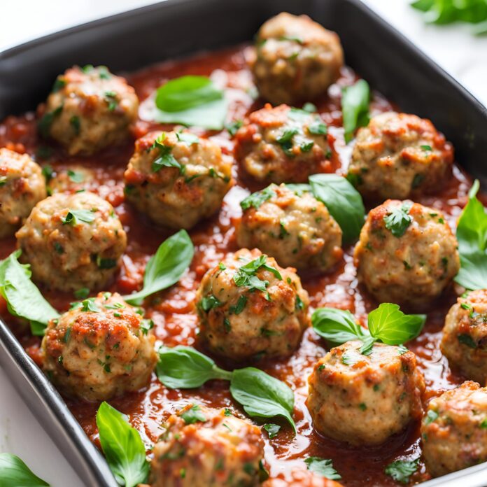 Flavorful Oven Baked Turkey Zucchini Meatballs Recipe