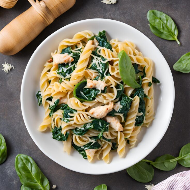 Flavorful Spinach Chicken Pasta Recipe