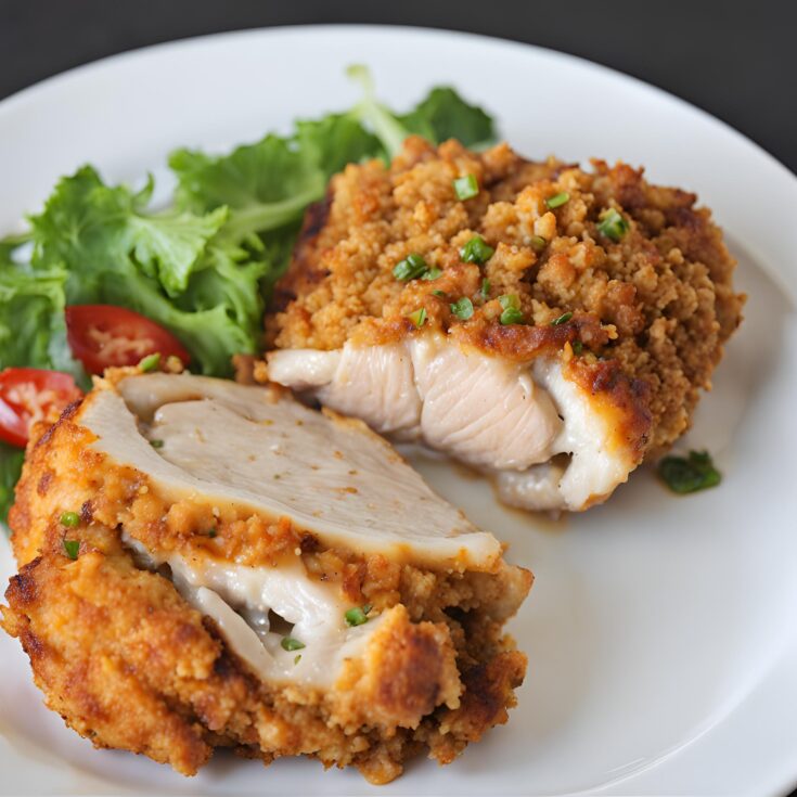 Fried Stuffed Chicken Breast Recipe