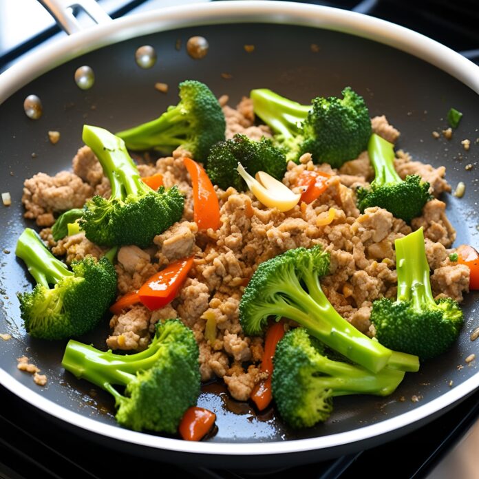 Ground Turkey Stir Fry Recipe with broccoli Recipe