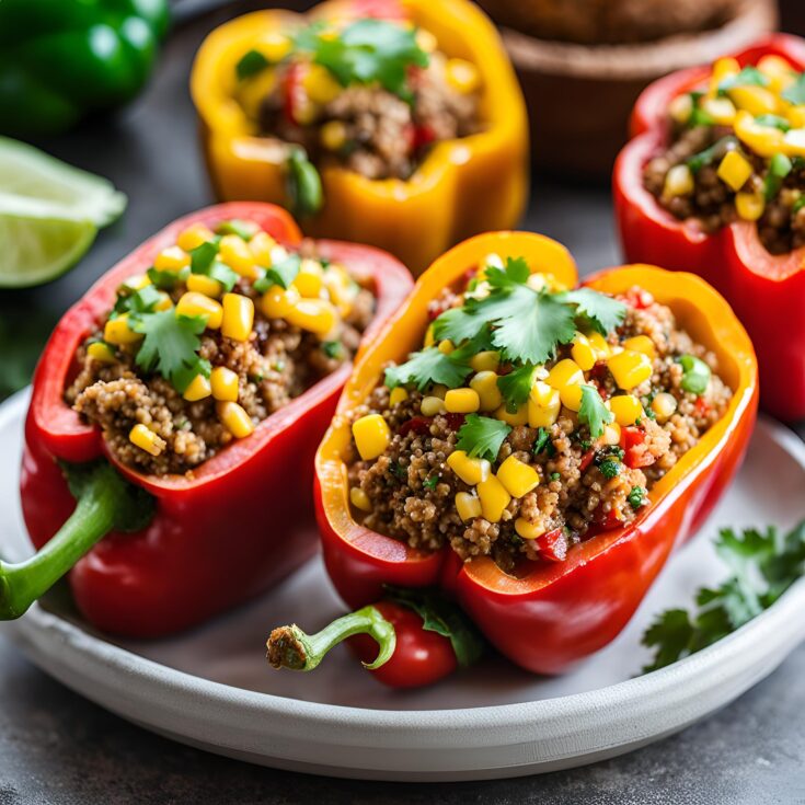 Healthy Taco Stuffed Peppers Recipe