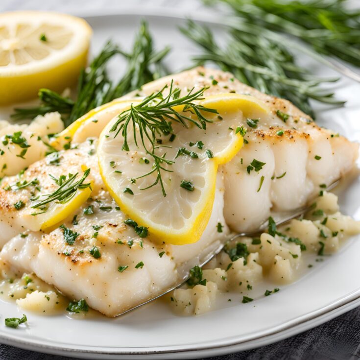 Lemon Butter Baked Cod Recipe