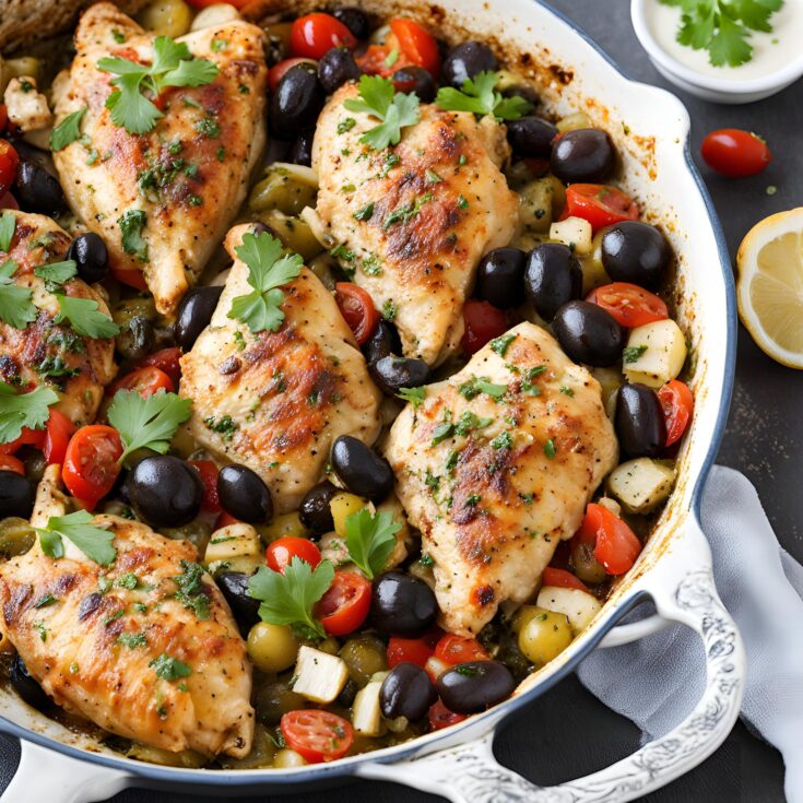 Mediterranean Greek Style Chicken Recipe