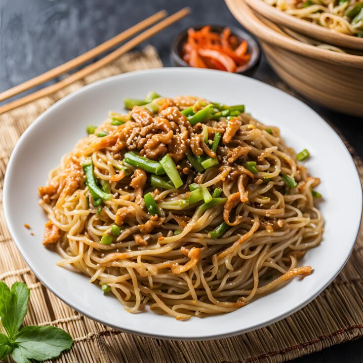 Mongolian Noodles Recipe