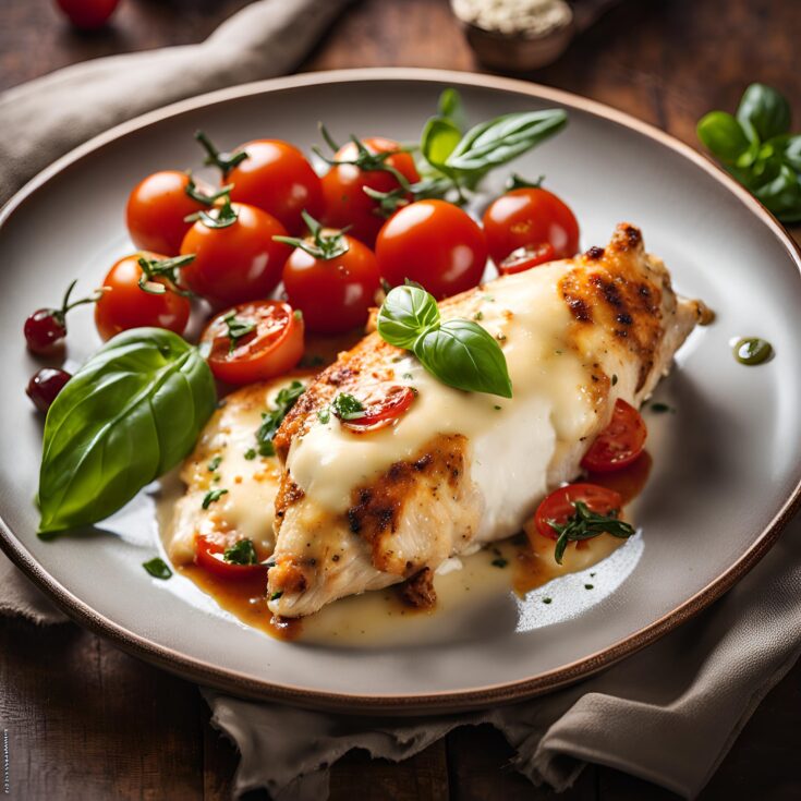 Mozzarella Stuffed Chicken Breasts Recipe