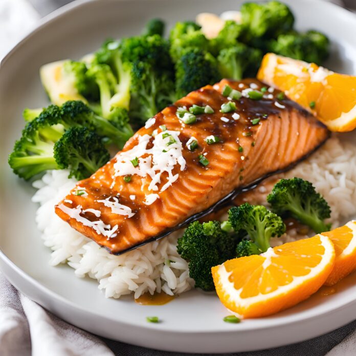 Orange Teriyaki Baked Salmon Recipe