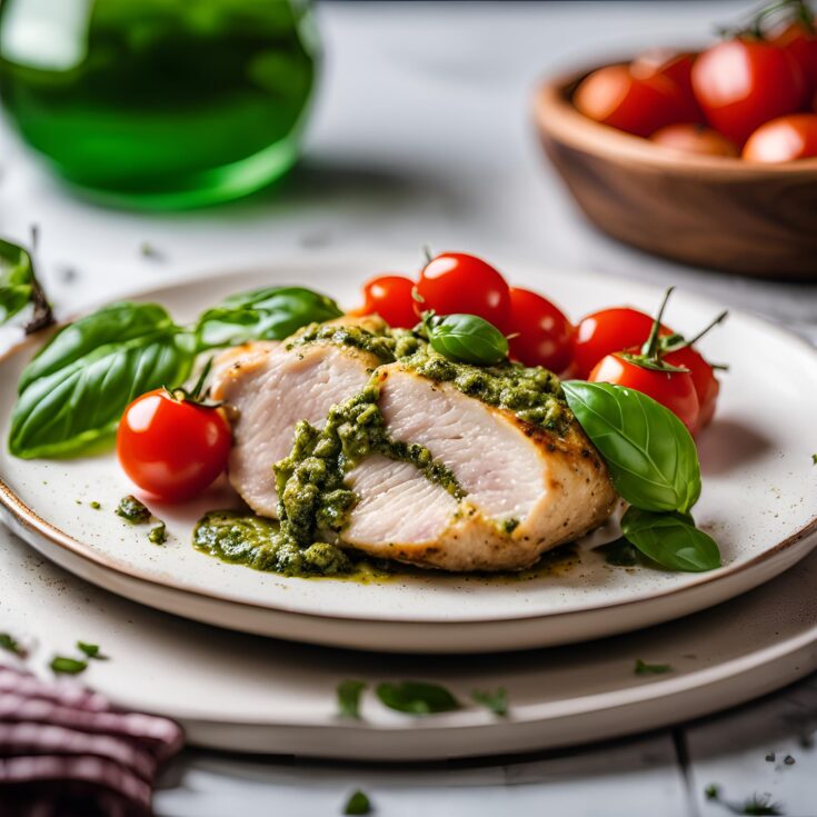 Pesto Stuffed Chicken Breast Recipe