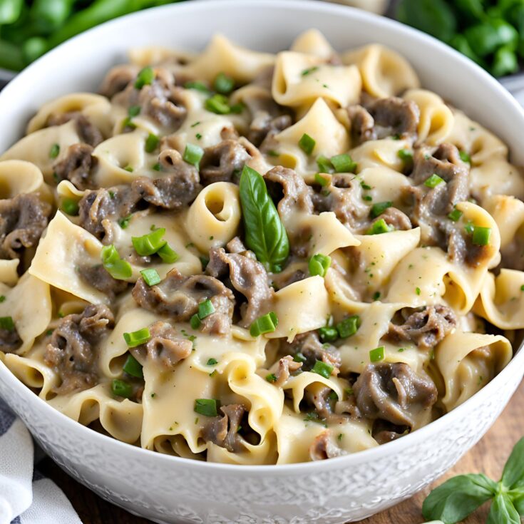 Philly Cheesesteak Tortellini Pasta Recipe