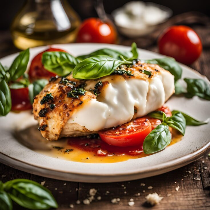 Quick Caprese Stuffed Chicken Breast Recipe