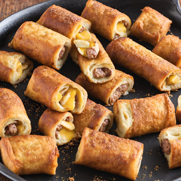 Sausage French Toast Roll Ups Recipe