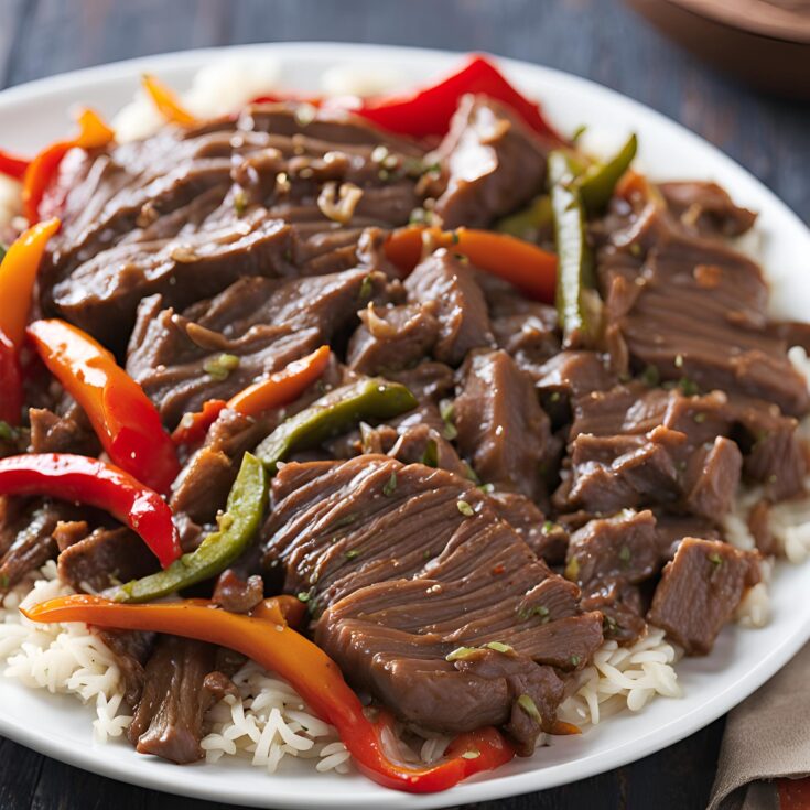 Slow Cooker Pepper Steak Recipe