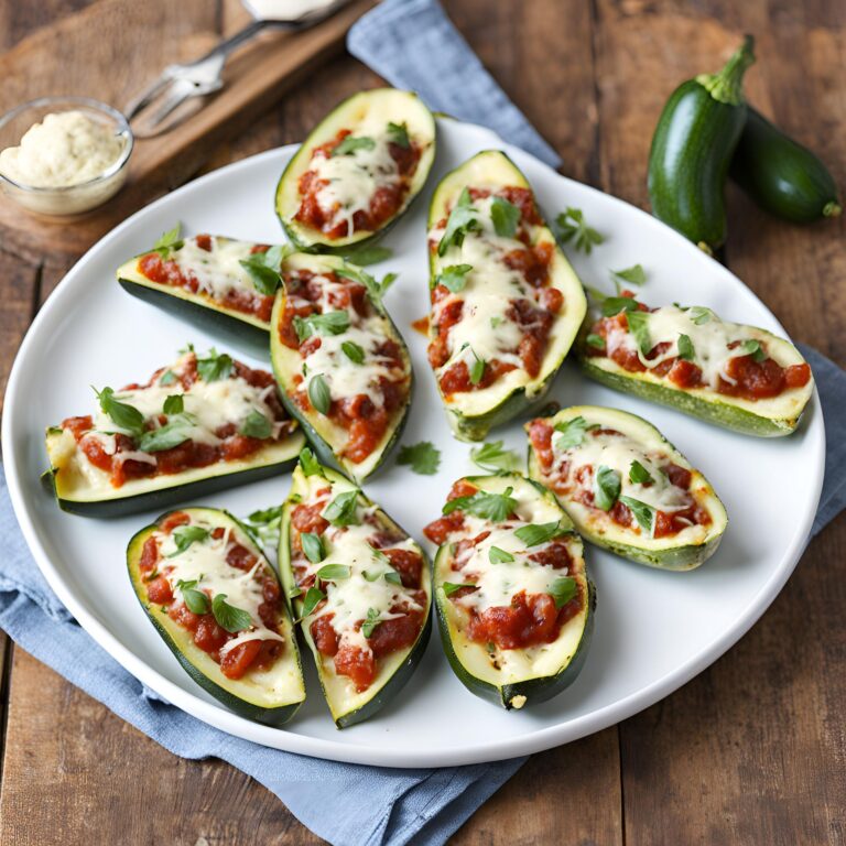 Zucchini Pizza Boats Recipe