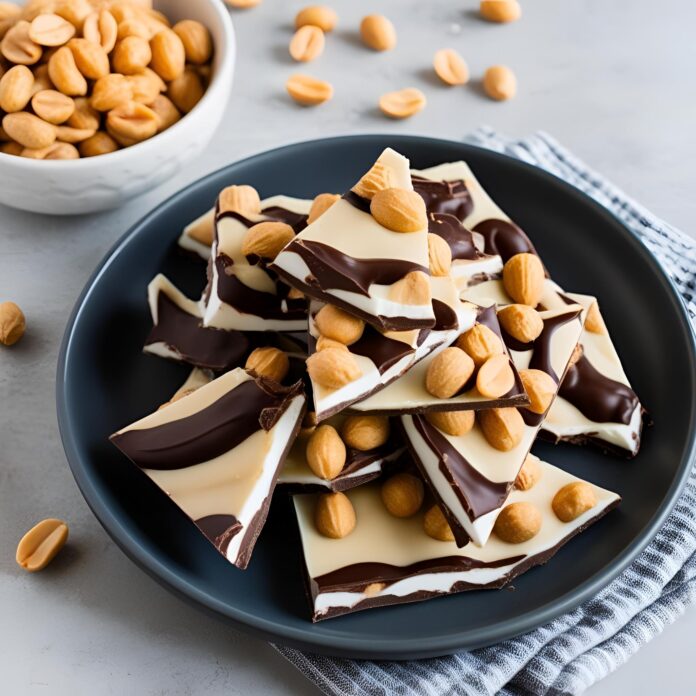 10 Minute Peanut Butter Chocolate Greek Yogurt Bark Recipe