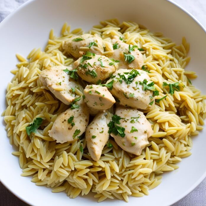 25 Minute Chicken Orzo Pasta Recipe