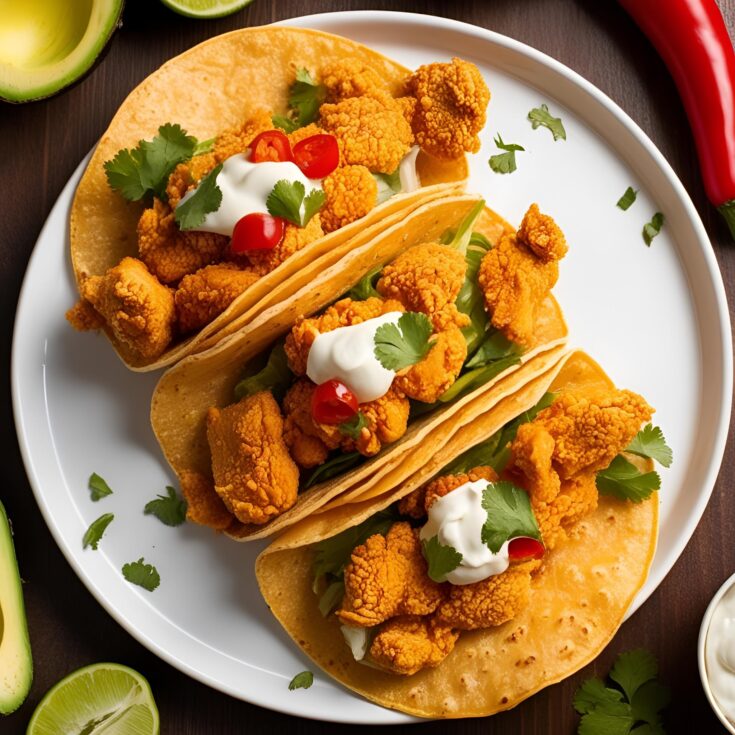 Baked Crunchy Chicken Tacos Recipe