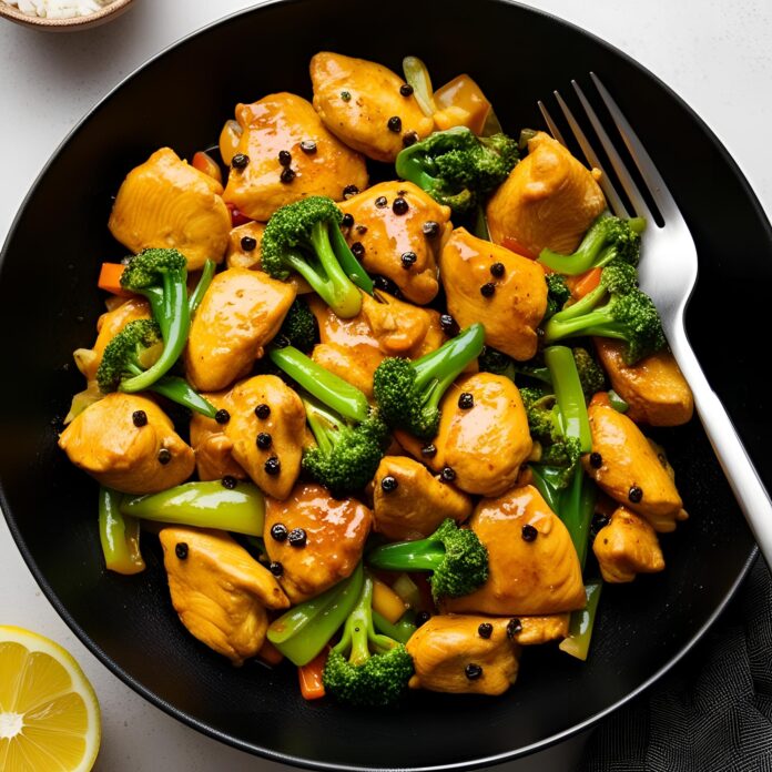 Black Pepper Chicken Stir Fry Recipe