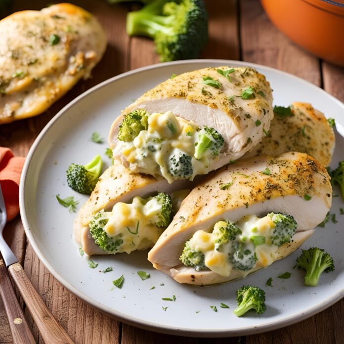 Broccoli Stuffed Chicken Breast Recipe