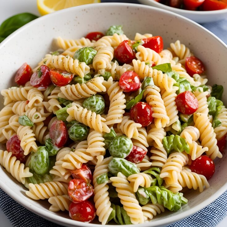 Bruschetta Pasta Salad Recipe