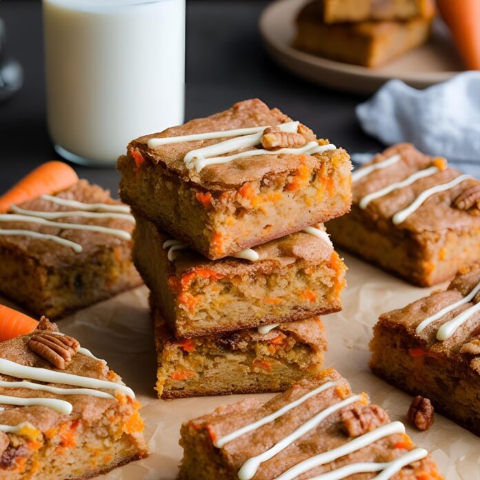 Carrot Cake Blondies Recipe