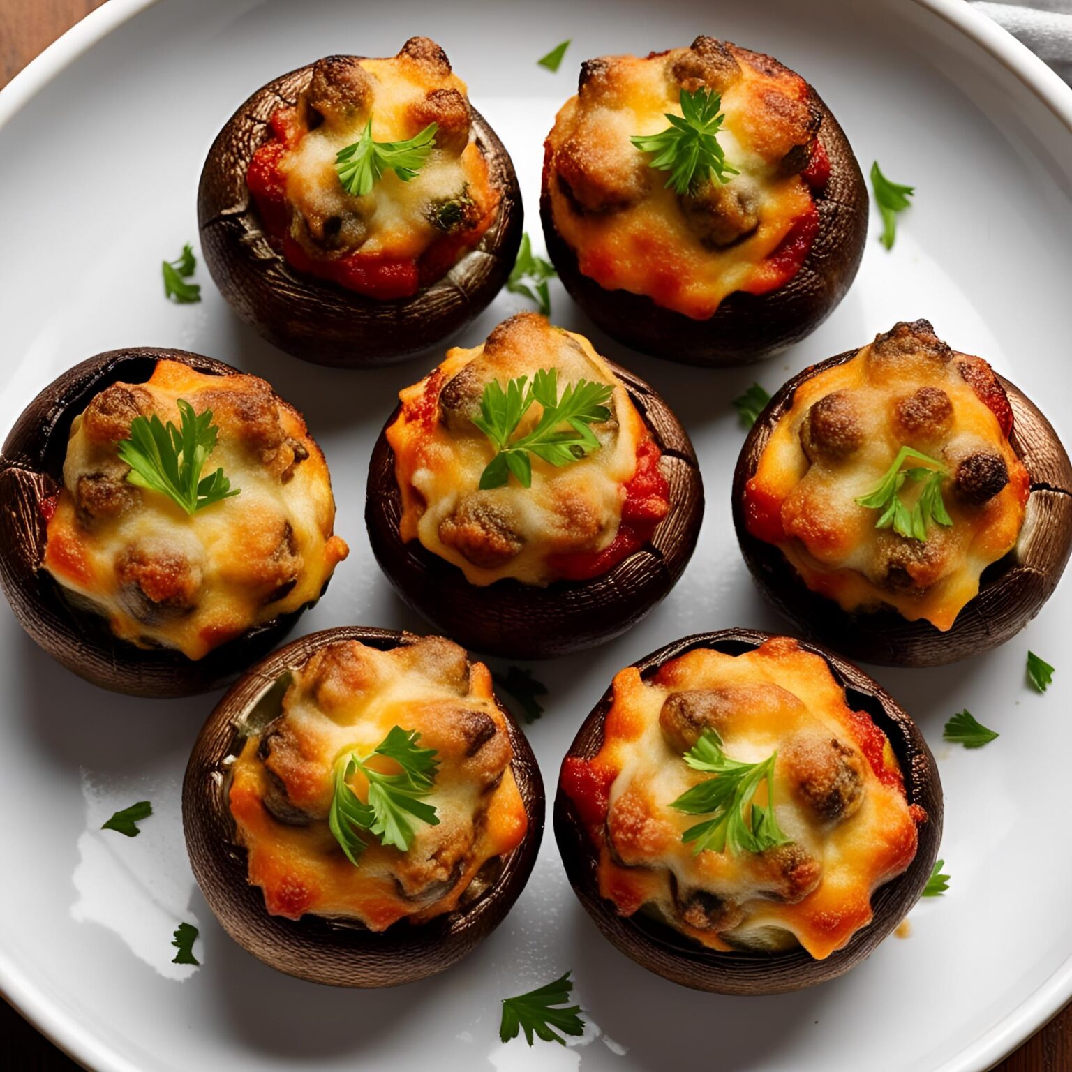 Cheesecake Factory Baked Stuffed Mushrooms Recipe | Cheff Recipes