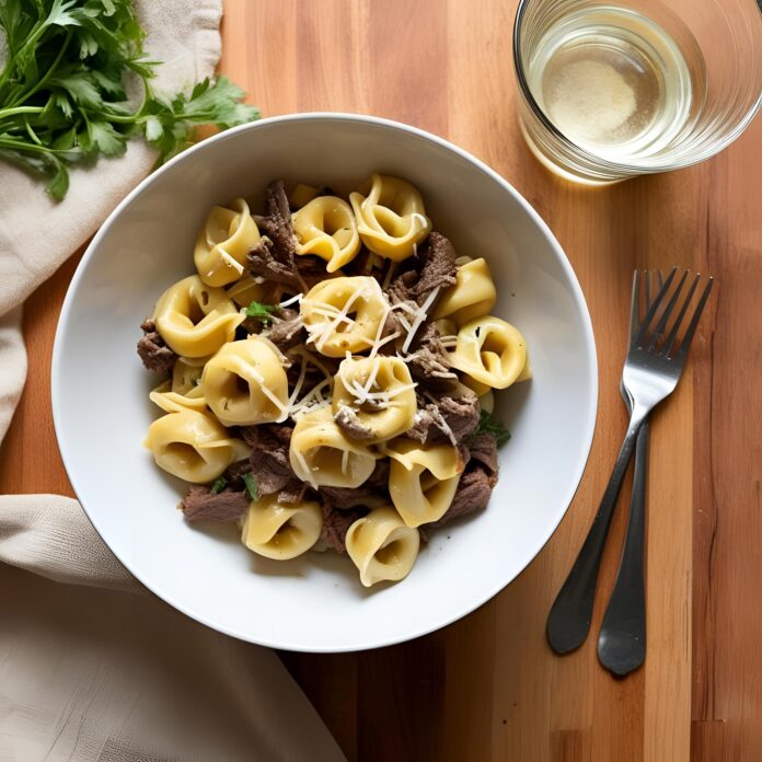 Cheesesteak Tortellini Recipe