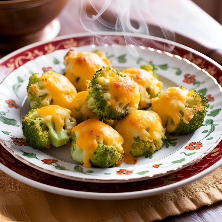 Cheesy Baked Broccoli Bites Recipe