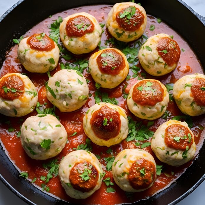 Chicken Cordon Bleu Meatballs Recipe