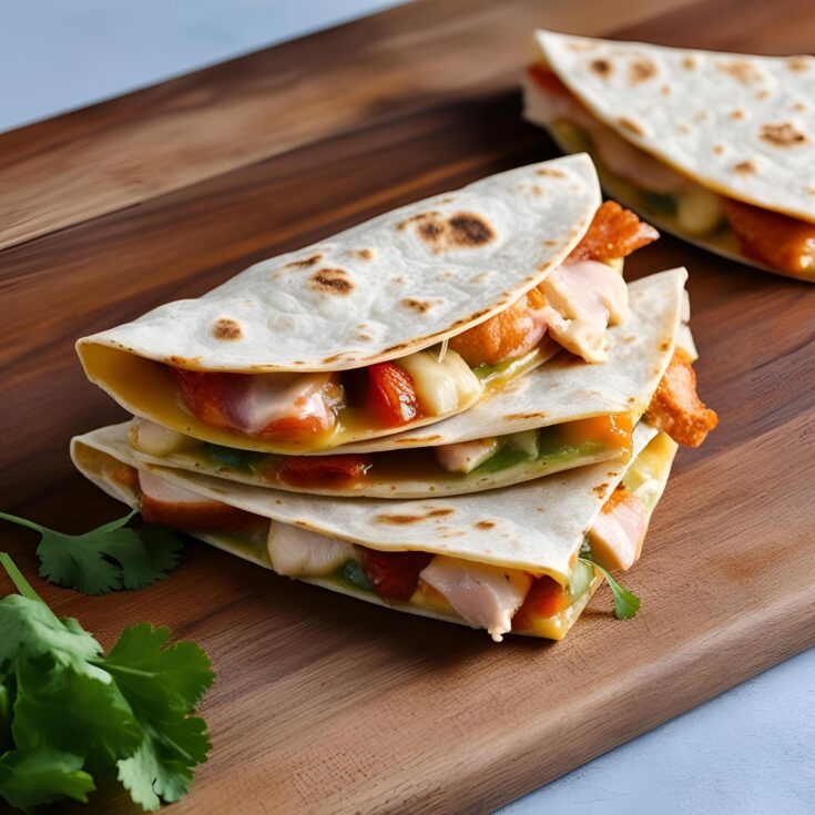 Chicken Cordon Bleu Quesadillas Recipe