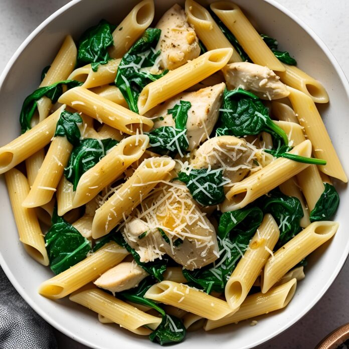 Chicken Spinach Penne Recipe