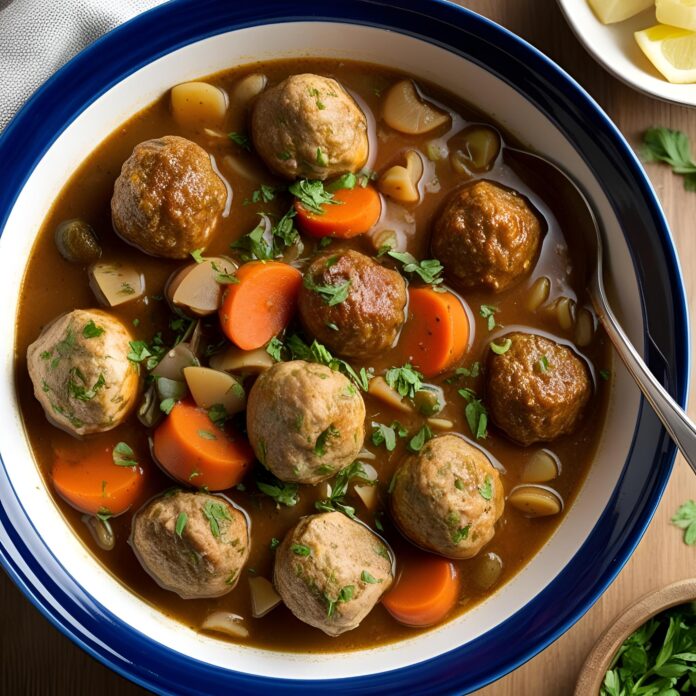 Cozy Chicken Meatball Cassoulet Recipe