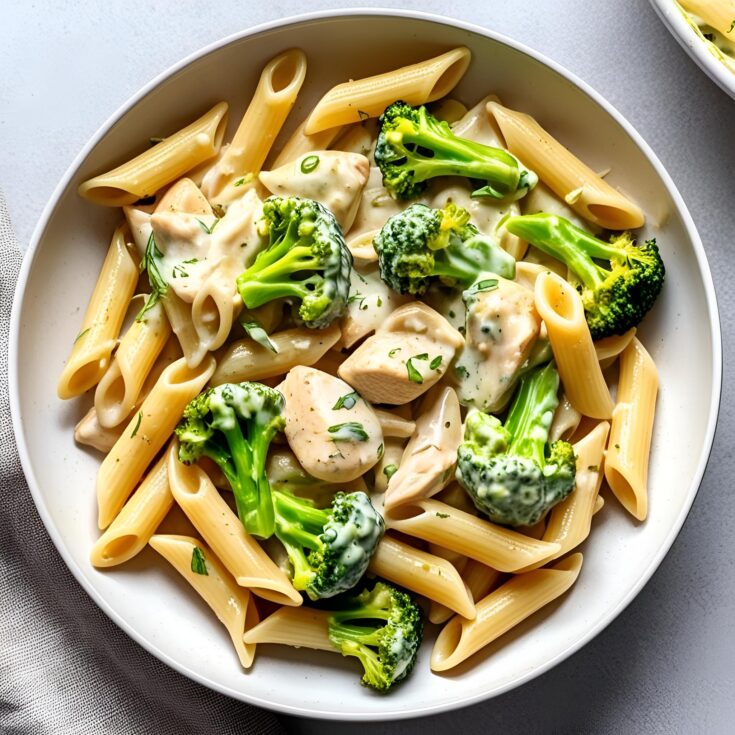 Creamy Broccoli and Chicken Penne Recipe