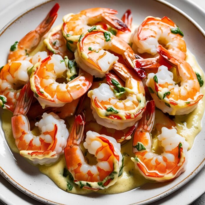 Creamy Garlic Tuscan Butter Shrimp Recipe